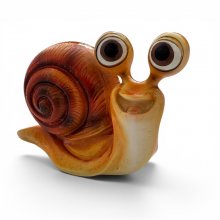 Schnecke orange, klein Schnecke orange, klein