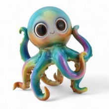 Gloss Octopus groß, blau Gloss Octopus groß, blau